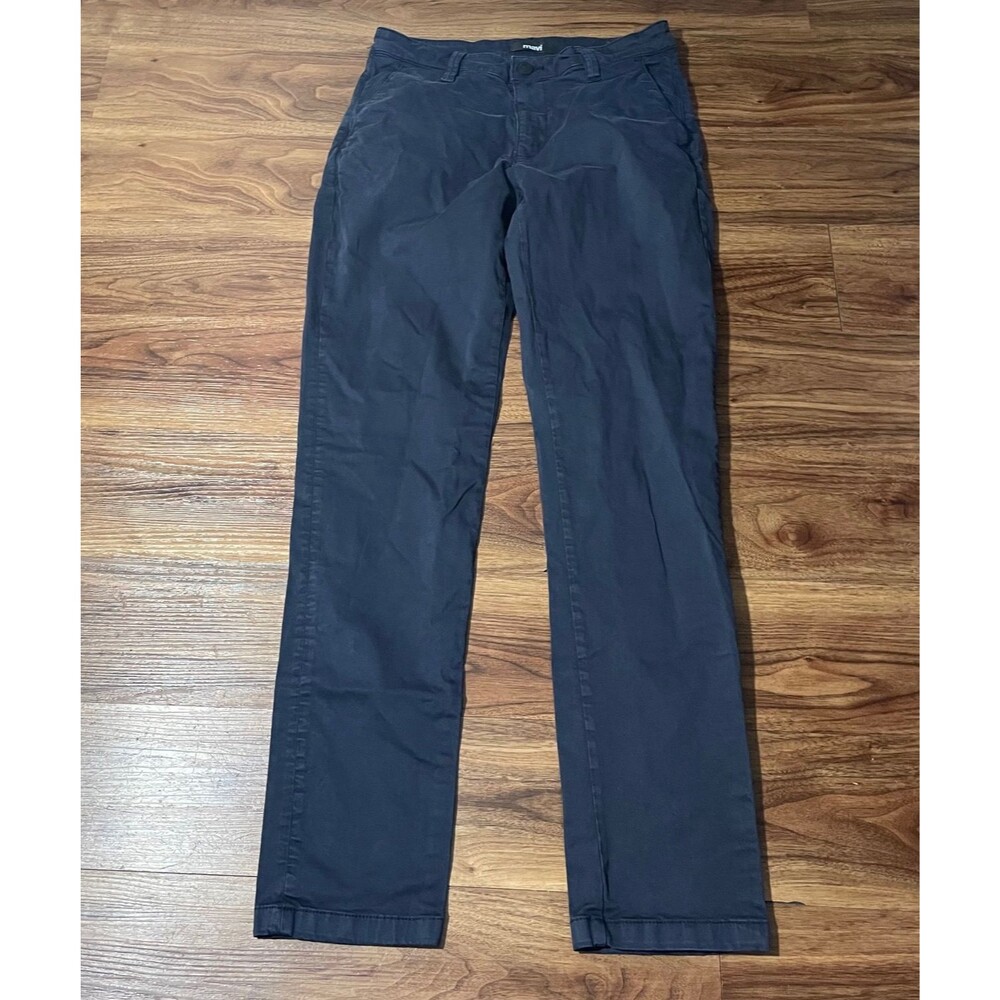 Mavi Jeff Athletic Fit Chino Pants Men 30x34 Blue Stretch Cotton Twill Casual